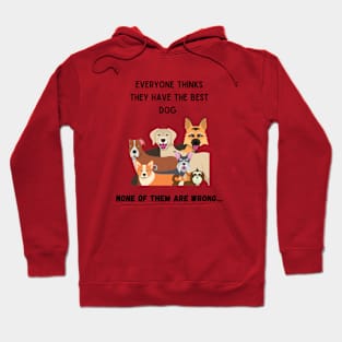 All dogs are the best Hoodie